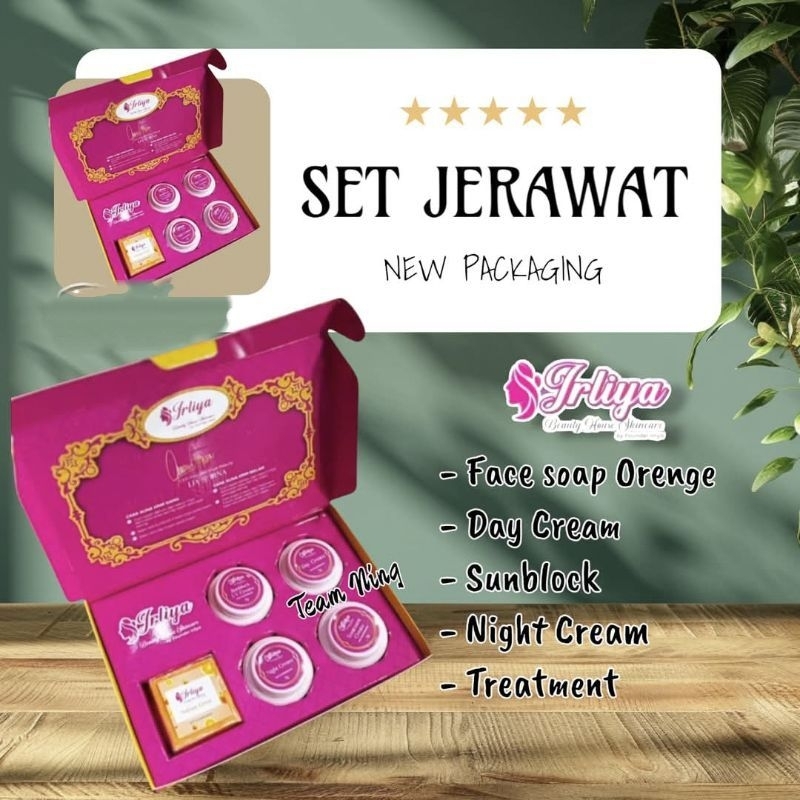 Irliya Beauty Skincare Set Jerawat 5in1