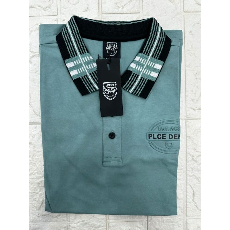 kaos kerah police cowok kaos kerah polo shirt pria baju kerah police cowok