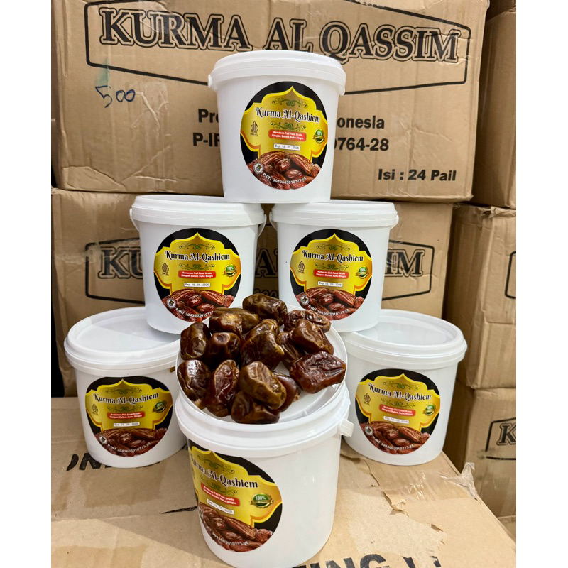 

Kurma Al-Qassim ember/bucket 500gr per pcs