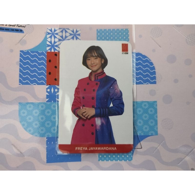 Photocard Official JKT48 Nice To See You Freya Jayawardana
