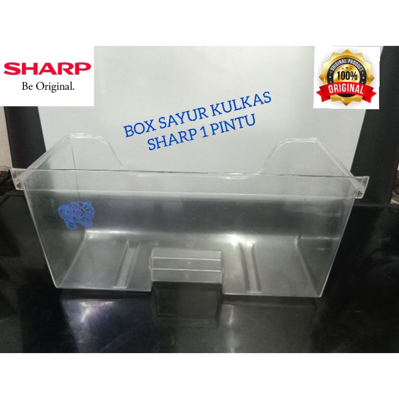 BOX SAYUR KULKAS SHARP 1 PINTU.SECOND ORIGINAL