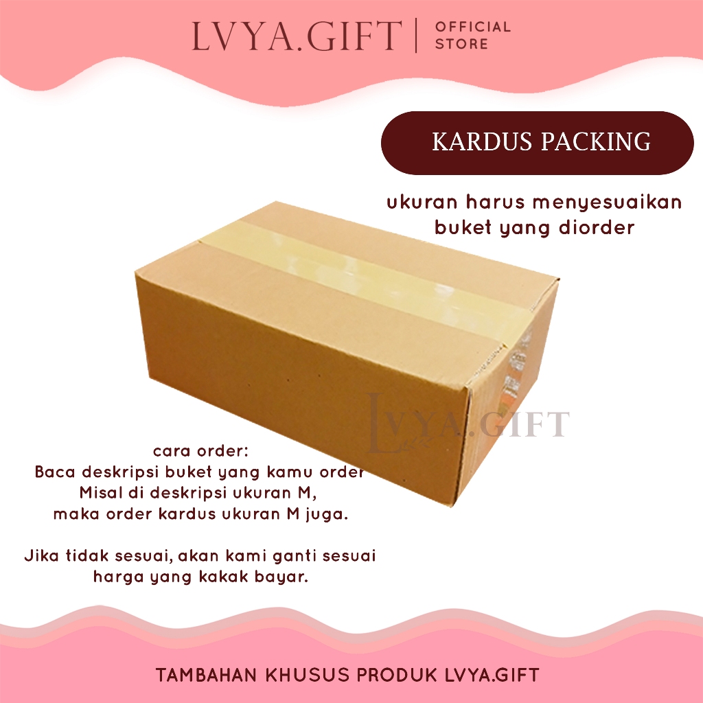 A3 TAMBAHAN PACKING KARDUS BEKAS, BARU DAN BUBBLE WRAP LVYA.GIFT