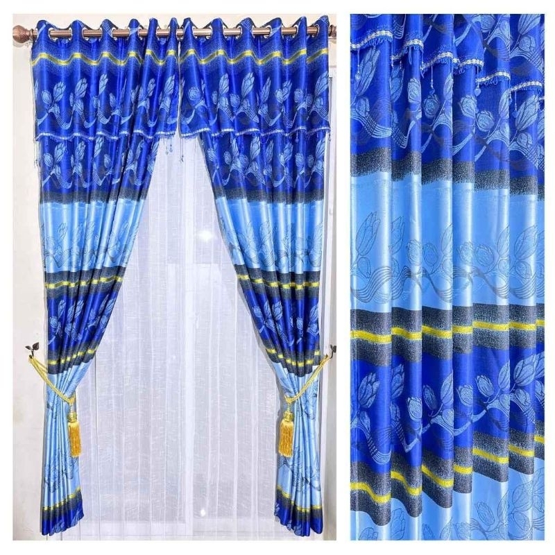 Gorden pintu gorden Jendela poni gabung 12 Ring Tirai gorden