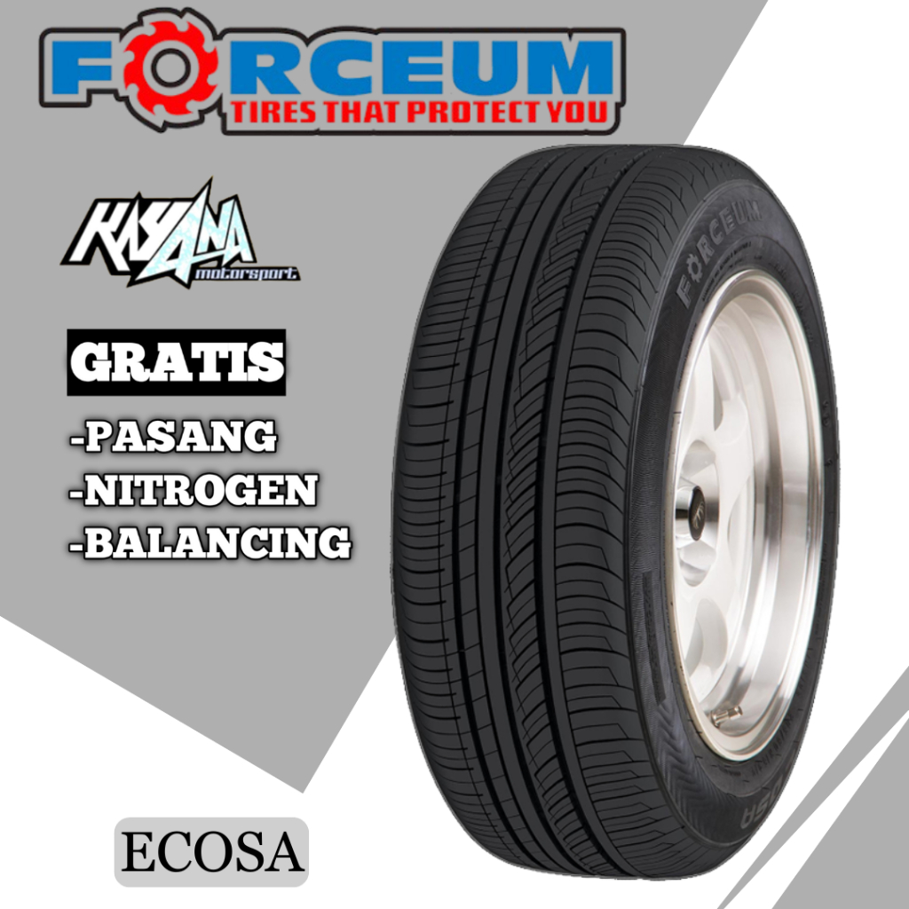 Ban Tubles Radial 195 65 R15 Merk Forceum Ecosa Ban Mobil 195/65 R15