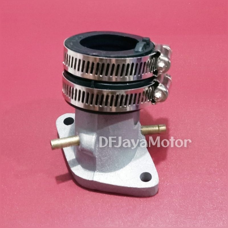 Intake Manifold Manipul Manipol Jupiter MX Lama Untuk Karbu Pe24 Pe26 Pe28 Pe30 Plus Kleman