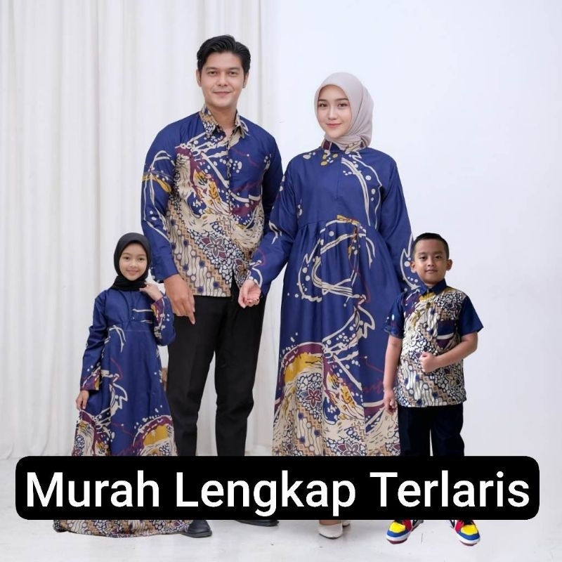 Couple Kemeja Batik Garuda Slimfit dan Tunik Garuda Set Pakaian Couple Batik Motif Terbaru 2025