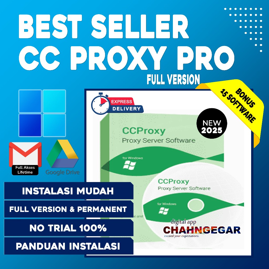 CCProxy 2025 V8 Full Version Software Server Proxy - 1 PC | BUKAN Proxifier