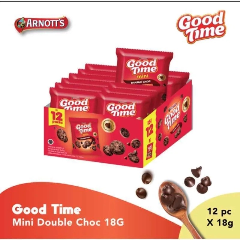 

Good Time MINI Double Choc Biskuit PACK (isi 12 pcs)