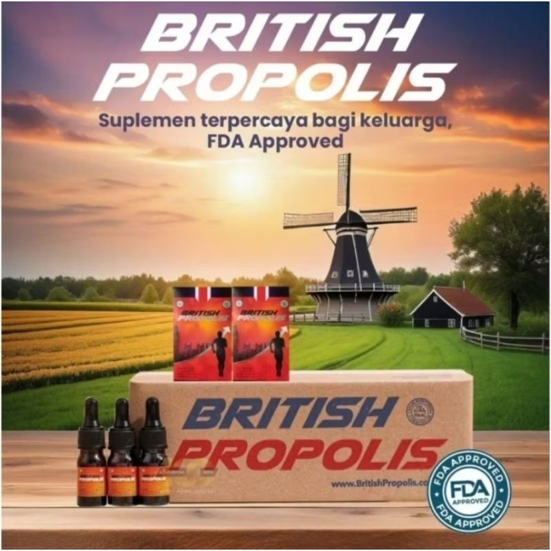 Paket 10 botol British Propolis