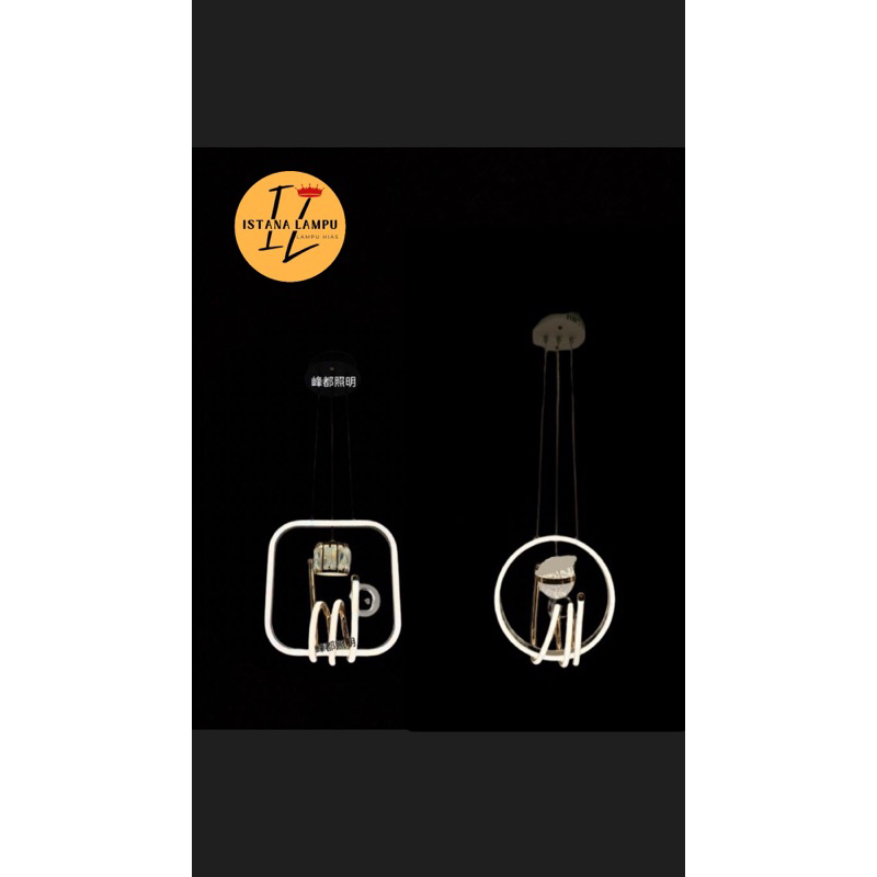 LAMPU GANTUNG MINIMALIS LED