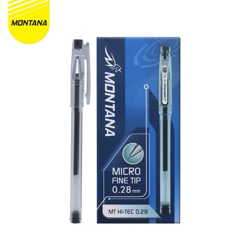

PULPEN PEN GEL HIGHTECH MONTANA MT HI-TECH 0,28MM ( 12PCS )