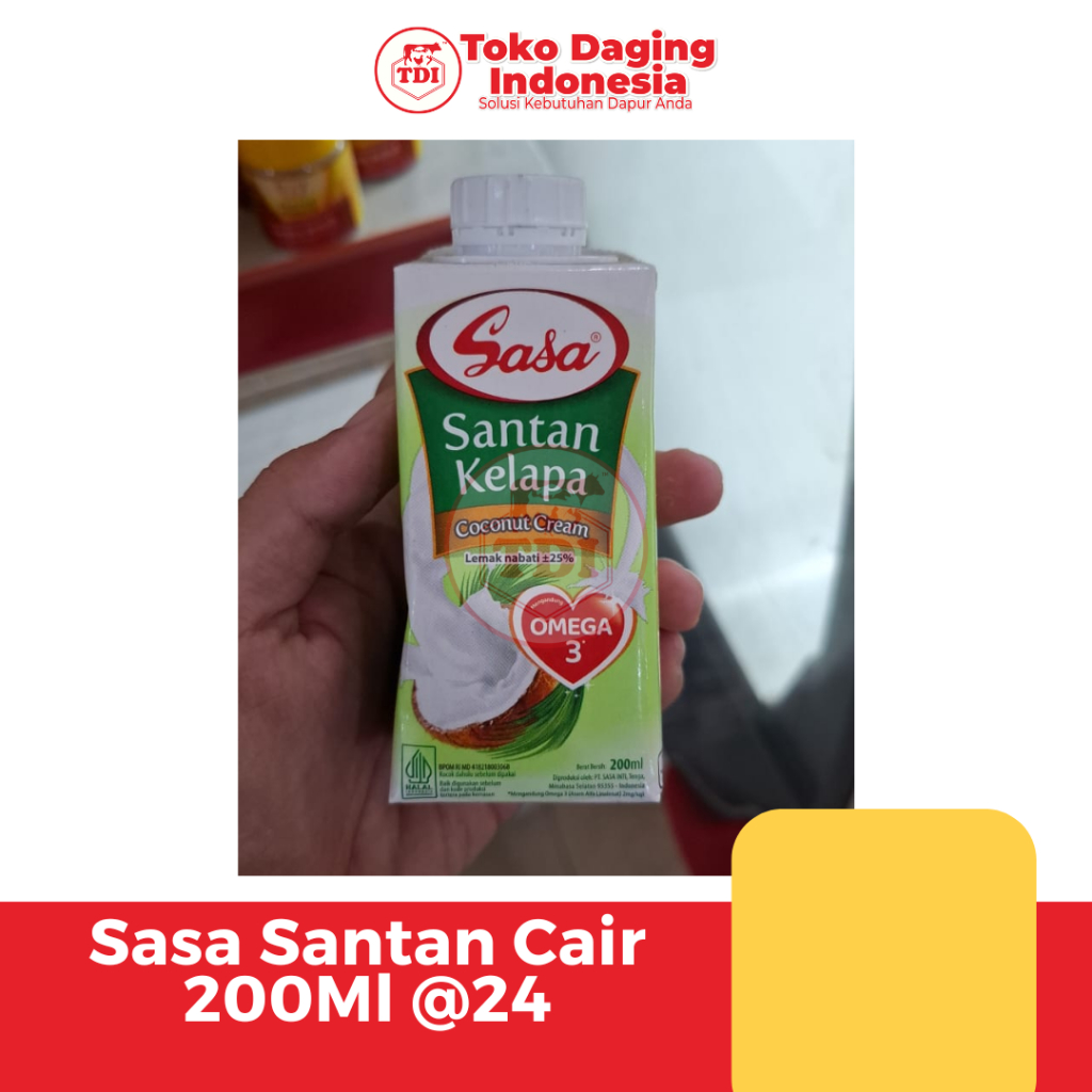 

Sasa Santan Cair 200Ml @24