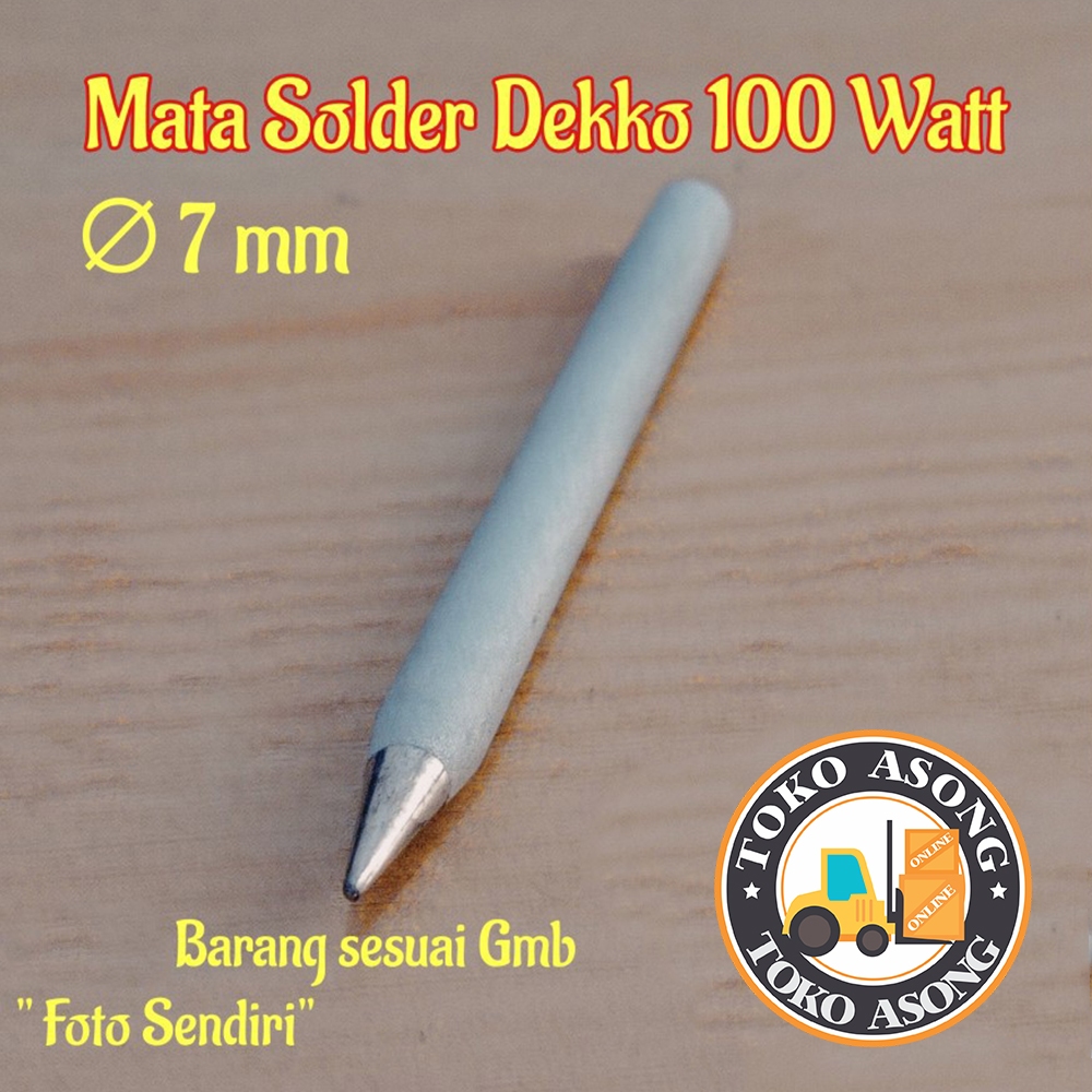 mata solder dekko 100 watt ujung tip 60 w original