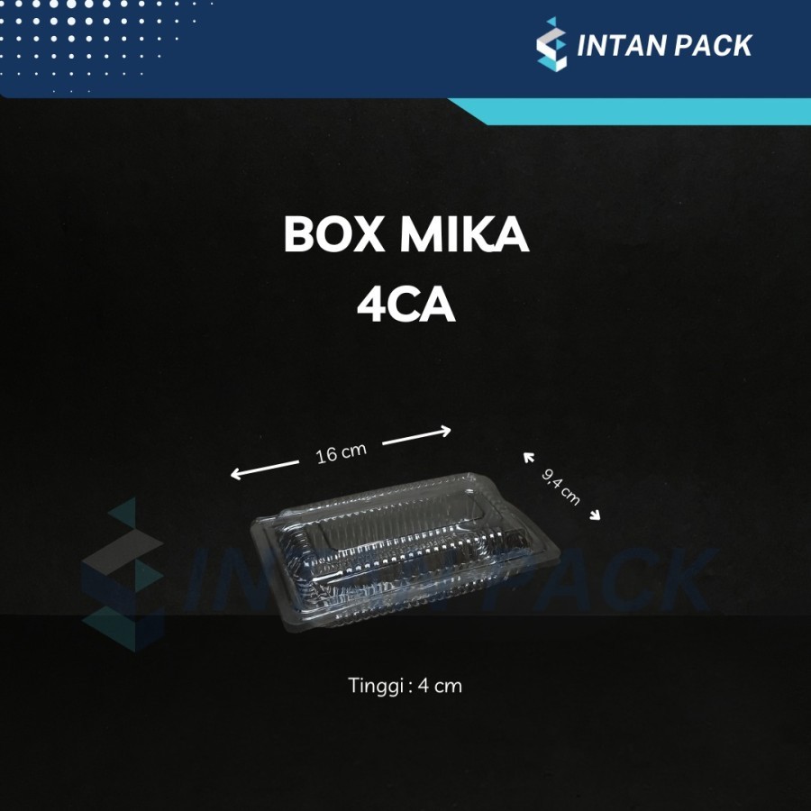 Mika Box Tray 4CA Box Kemasan Nasi (100 pcs)