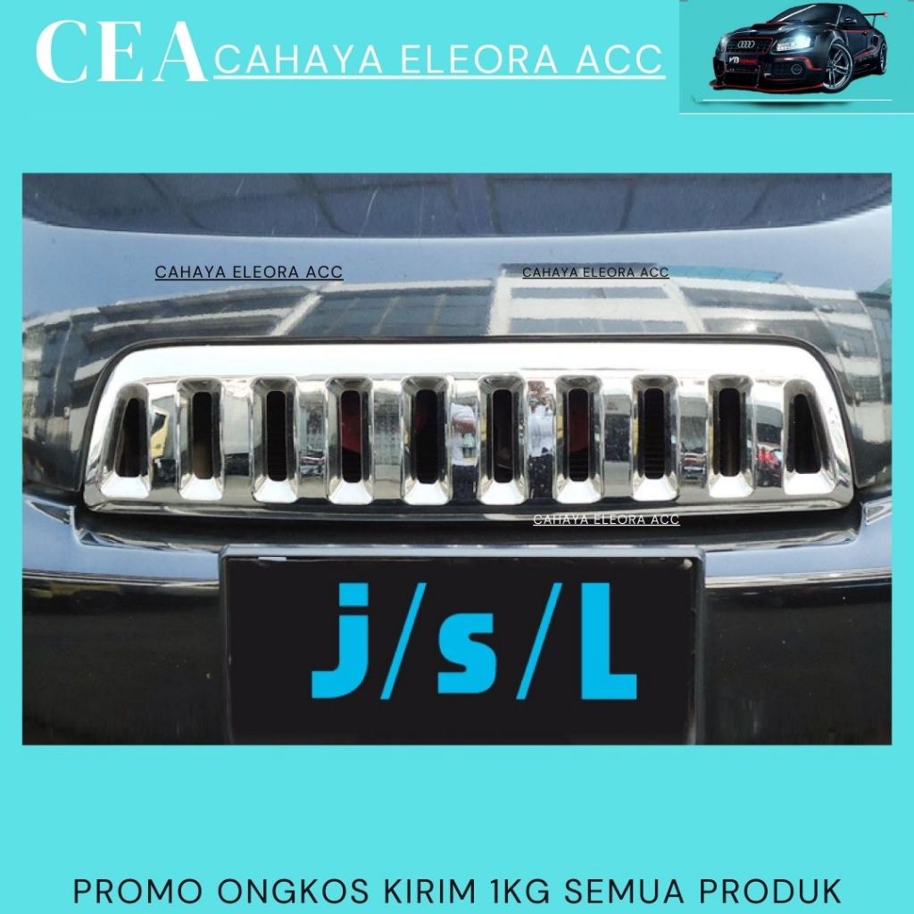 GRILL DEPAN BUMPER model hummer TOYOTA NEW RUSH - Grill Depan New Rush Terios 2012 Hummer Chrome