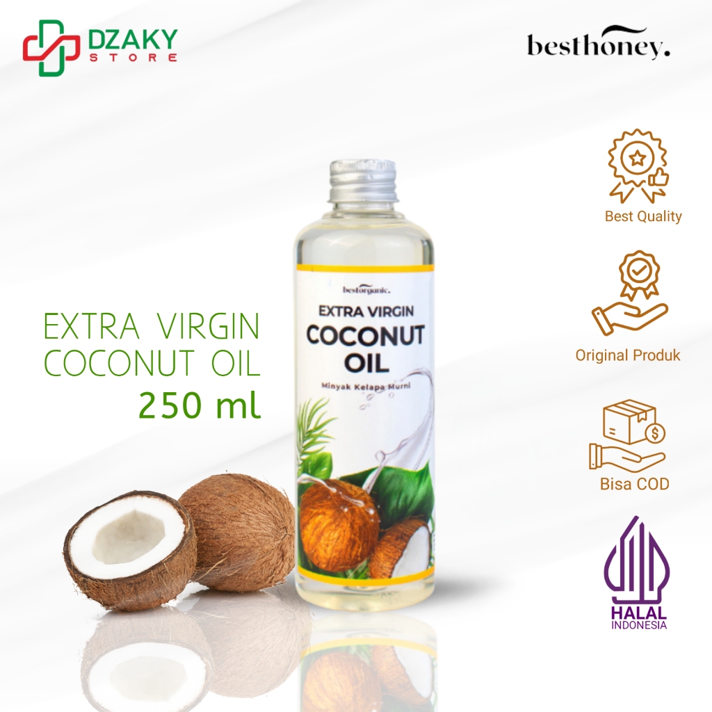 

Best Honey - Extra Virgin Coconut Oil - VCO - Minyak Kelapa Murni 100% 250ml