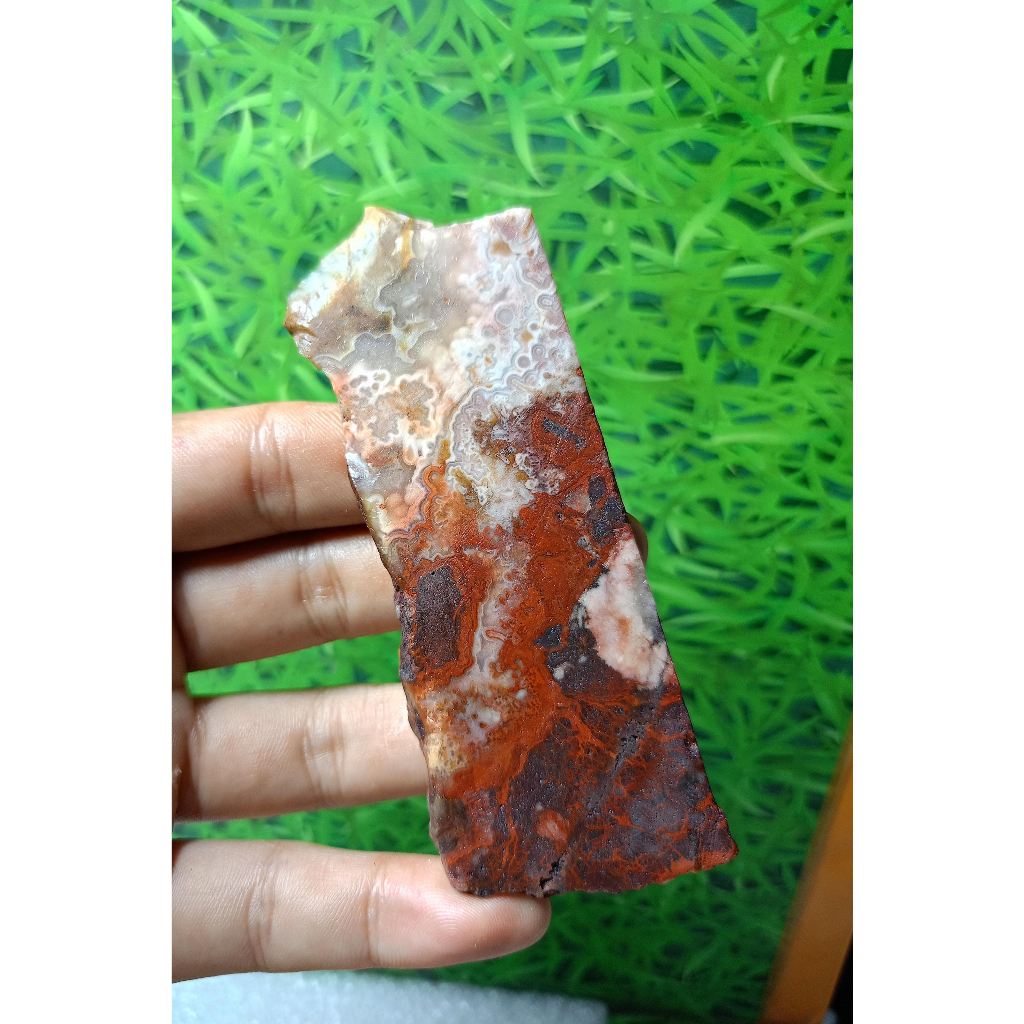 Batu Natural Mexico Agate Rough /Raw Stone (10)