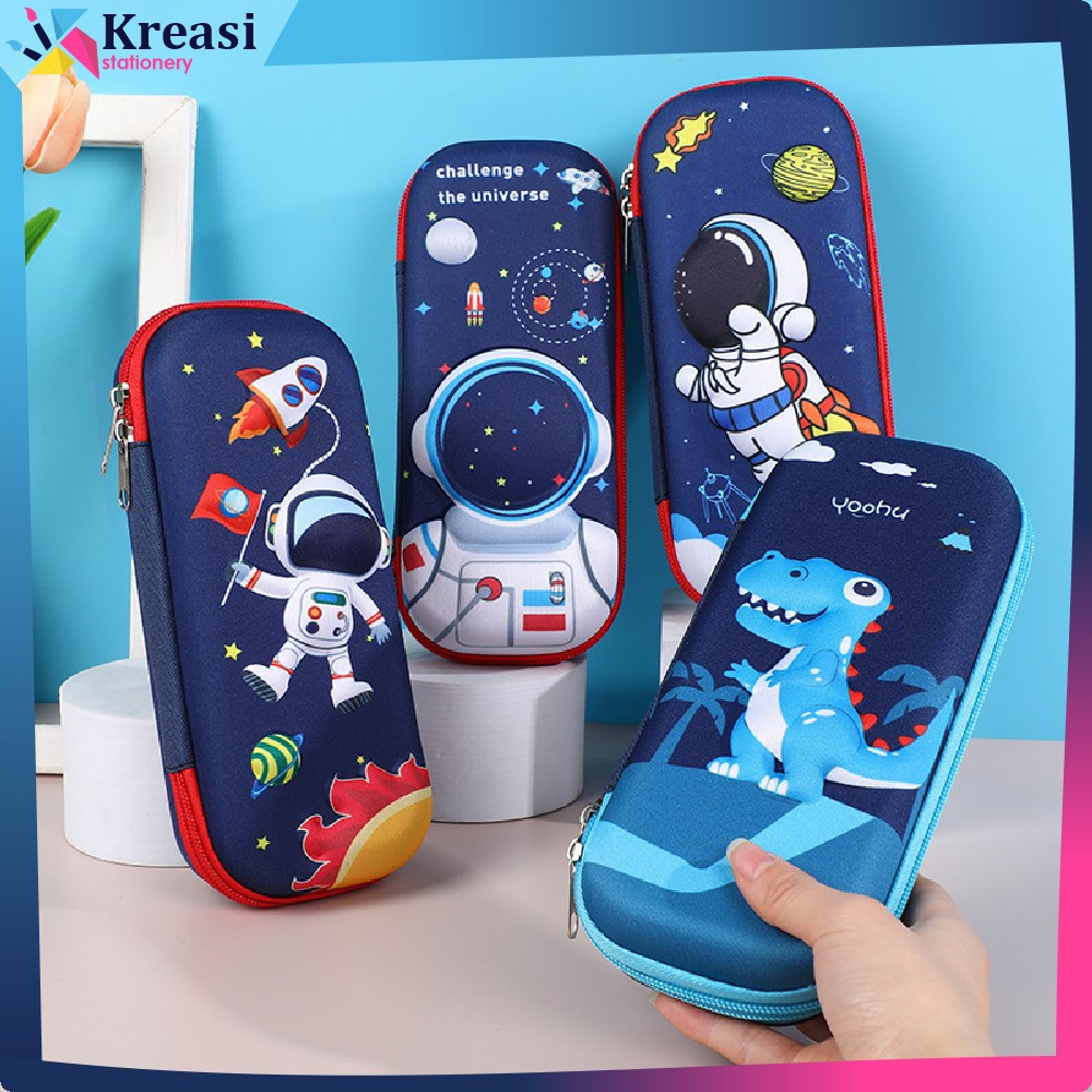 

Tempat Penyimpanan Alat Tulis Anti Air Kotak Pensil 3D Karakter Timbul Tempat Pensil Anak Sekolah TK Kreasi Stationery A39