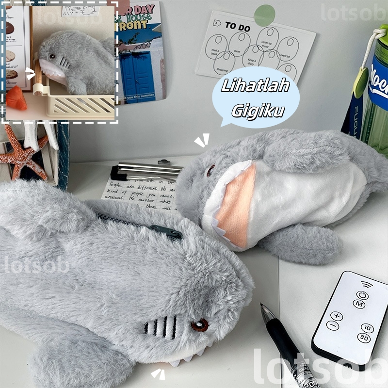 

Shark Pencil Cartoon Case Kapasitas Besar Jumbo Study Pencil Case Lucu Tempat Pensil Multifungsi
