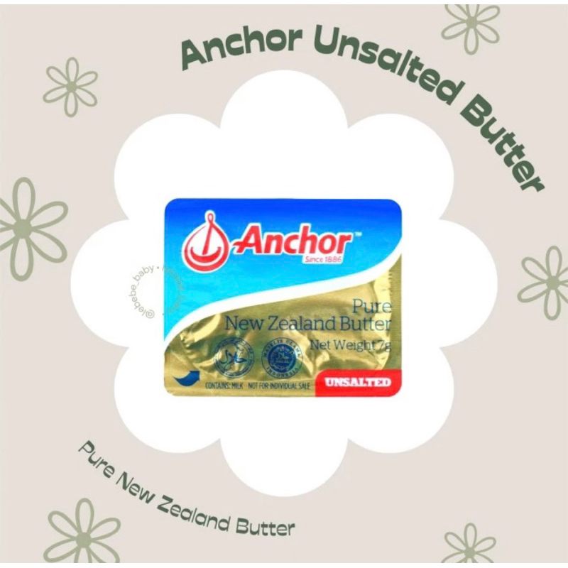 

Anchor unsalted butter 7gr ( 10pcs )