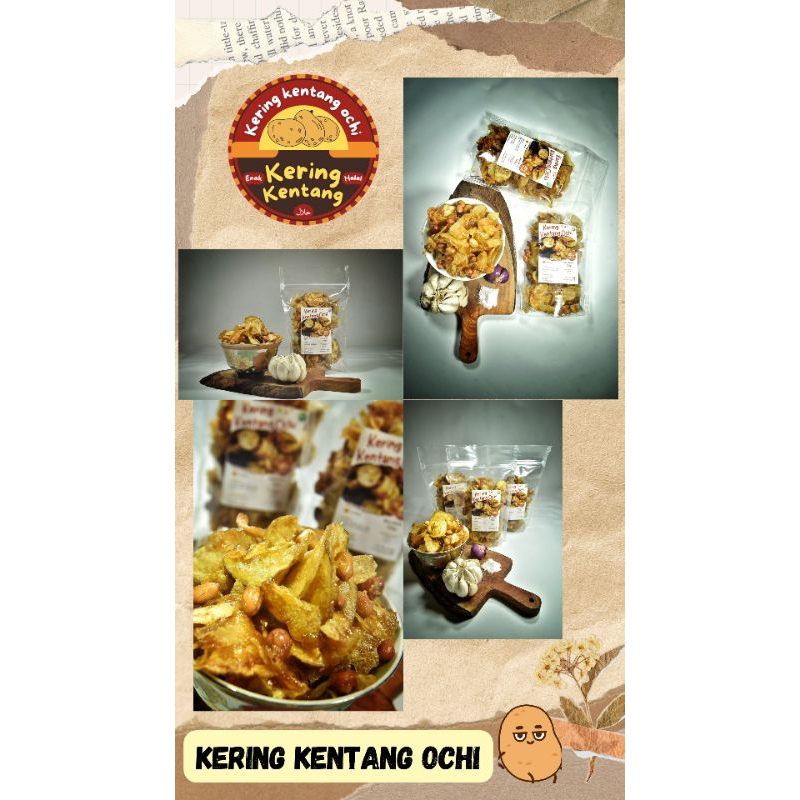 

Kering Kentang Ochi + kacang