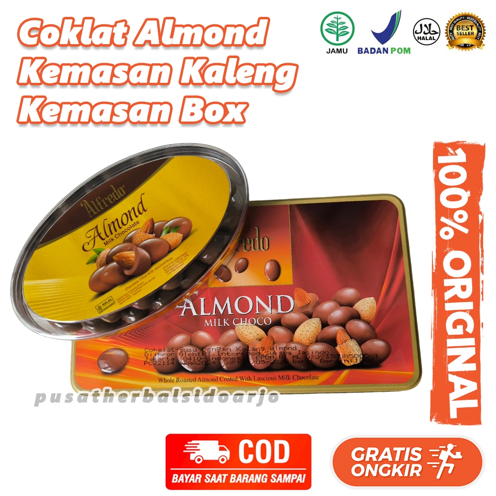 

Coklat Almond 180 gram Alfredo Almond Milk Choco Coklat Almond