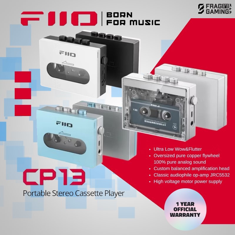 FiiO CP13 / CP 13 Portable Stereo Cassette Player