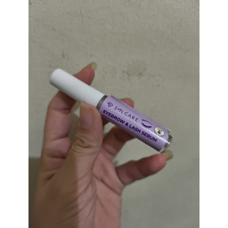 solcare eyelash serum