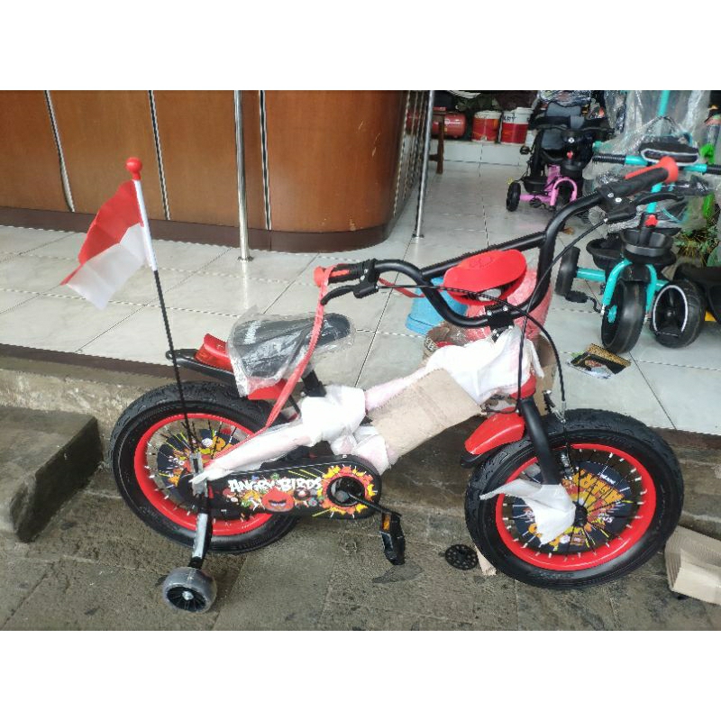 SEPEDA BMX 16 NEW PHOENIX ANGRY BIRD KOM SETIR OVERSIZE