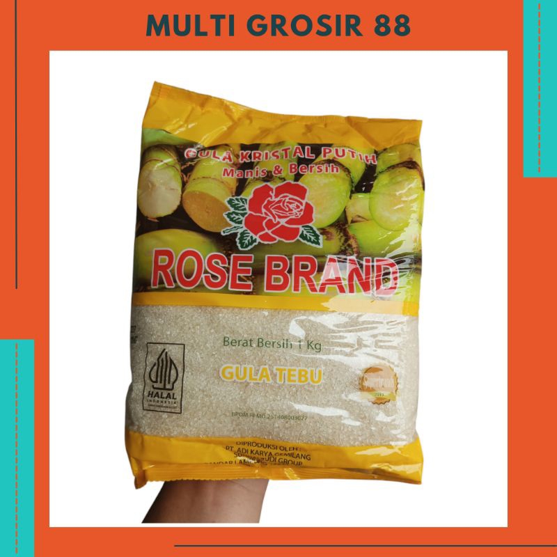 

MG88 Rose Brand Gula Kristal 1kg Gula Tebu