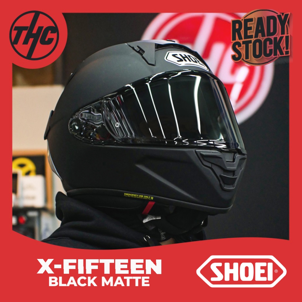 SHOEI X15 BLACK DOFF X-FIFTEEN BLACK MATTE FULL FACE HELMET ORIGINAL