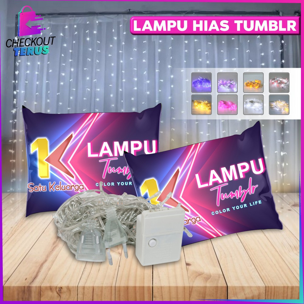 CT C17 C199 Lampu Tumblr Light Led 10 Mtr OPP 100 LED 50 LED Hiasan Lampu Kamar Dekorasi Rumah Cahay
