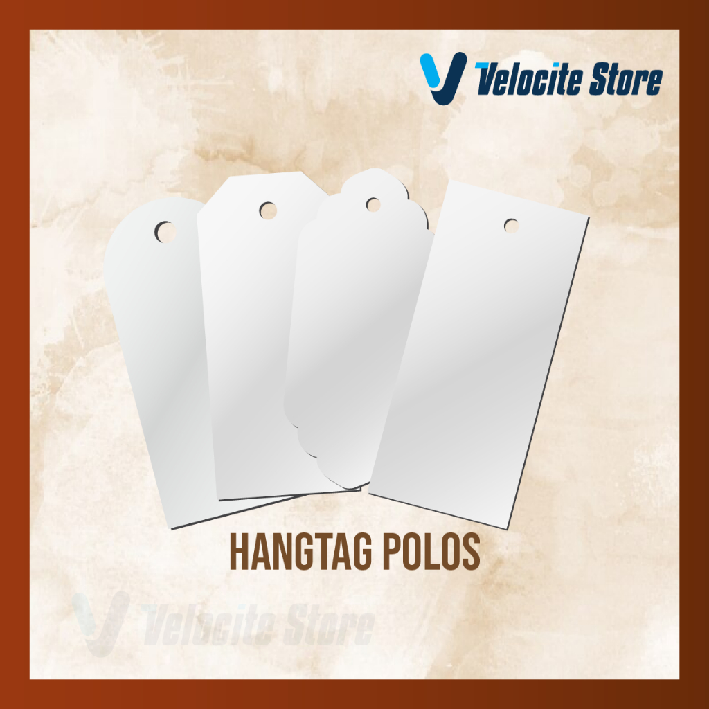 

HANGTAG POLOS/HANGTAG BAJU/HANGTAG KEMASAN 15 PCS