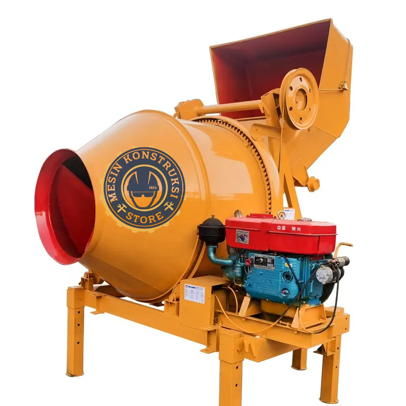 MESIN MIXER MOLEN 450L LISTRIK | PENGADUK SEMEN / MIXER MOLEN SEMEN CONCRETE TYPE JZC450