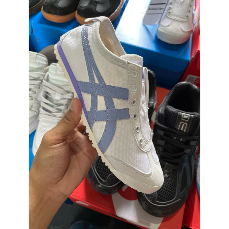 Onitsuka Tiger Mexico Slip On White Blue