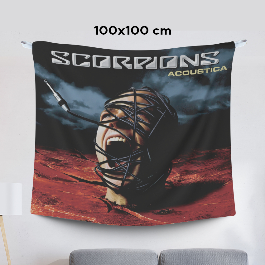 POSTER KAIN TAPESTRY BENDERA scorpions acoustica dvd cover album