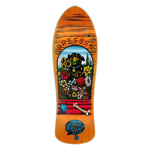 SANTA CRUZ DRESSEN PUP REISSUE DECK