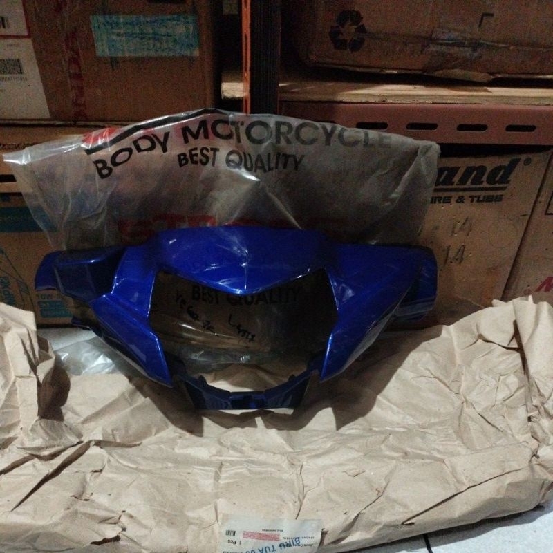 batok depan batok mika lampu depan vega zr 2010 biru strong
