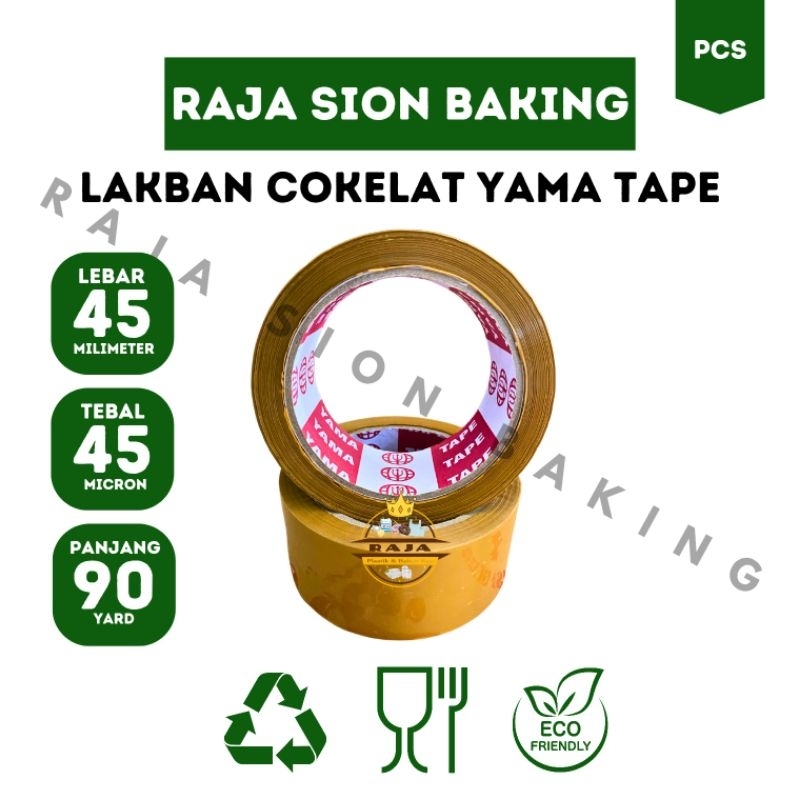 

Lakban Cokelat 45MM x 90Yard YAMA Tape / Isolasi Selotip Bening