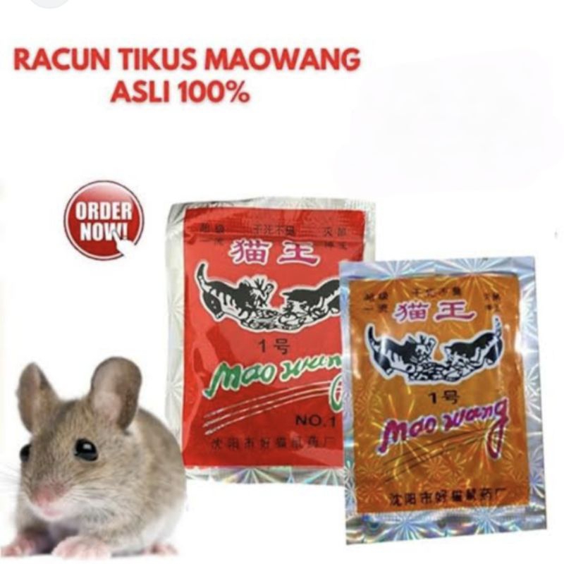 Racun Tikus Mao Wang Racun Tikus Beras Merah Mao Wang Original Ampuh Basni Tikus