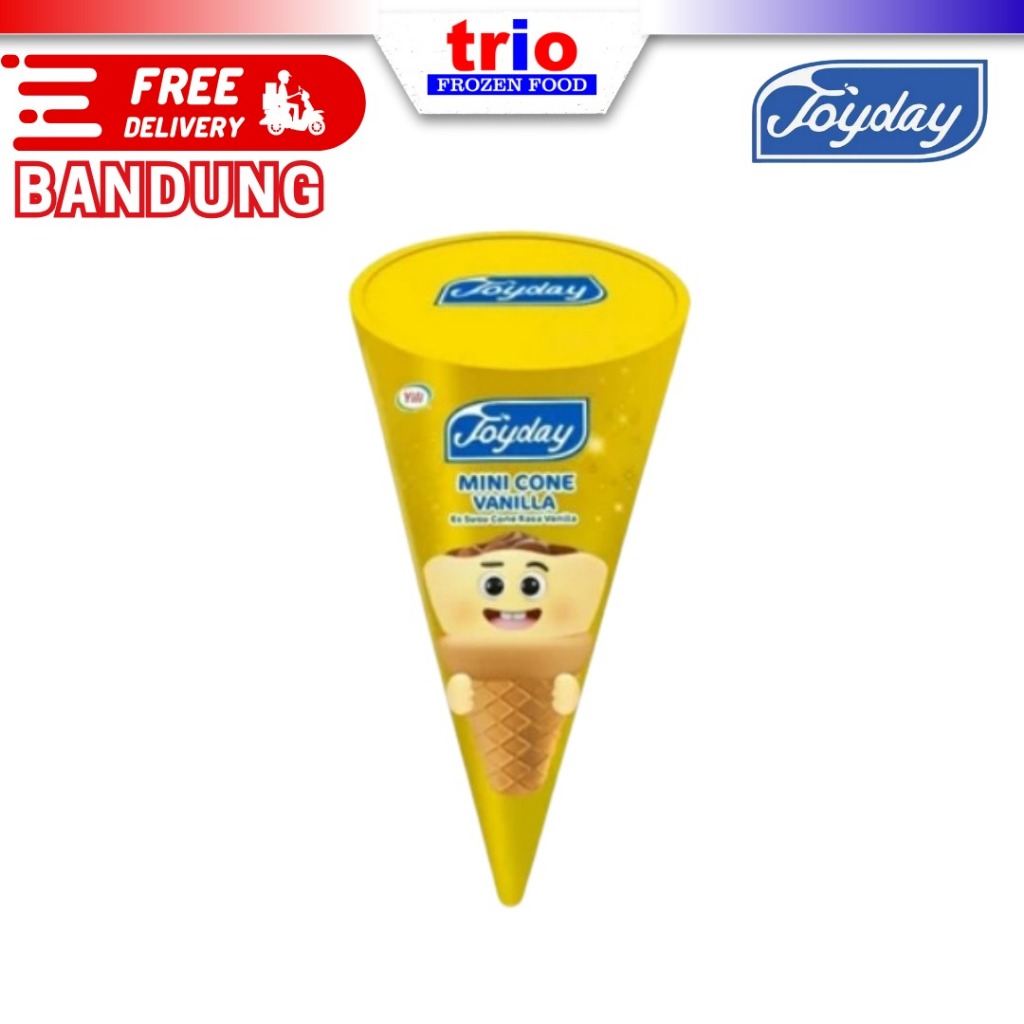 

JOYDAY MINI CONE VANILLA ICE CREAM / ES KRIM