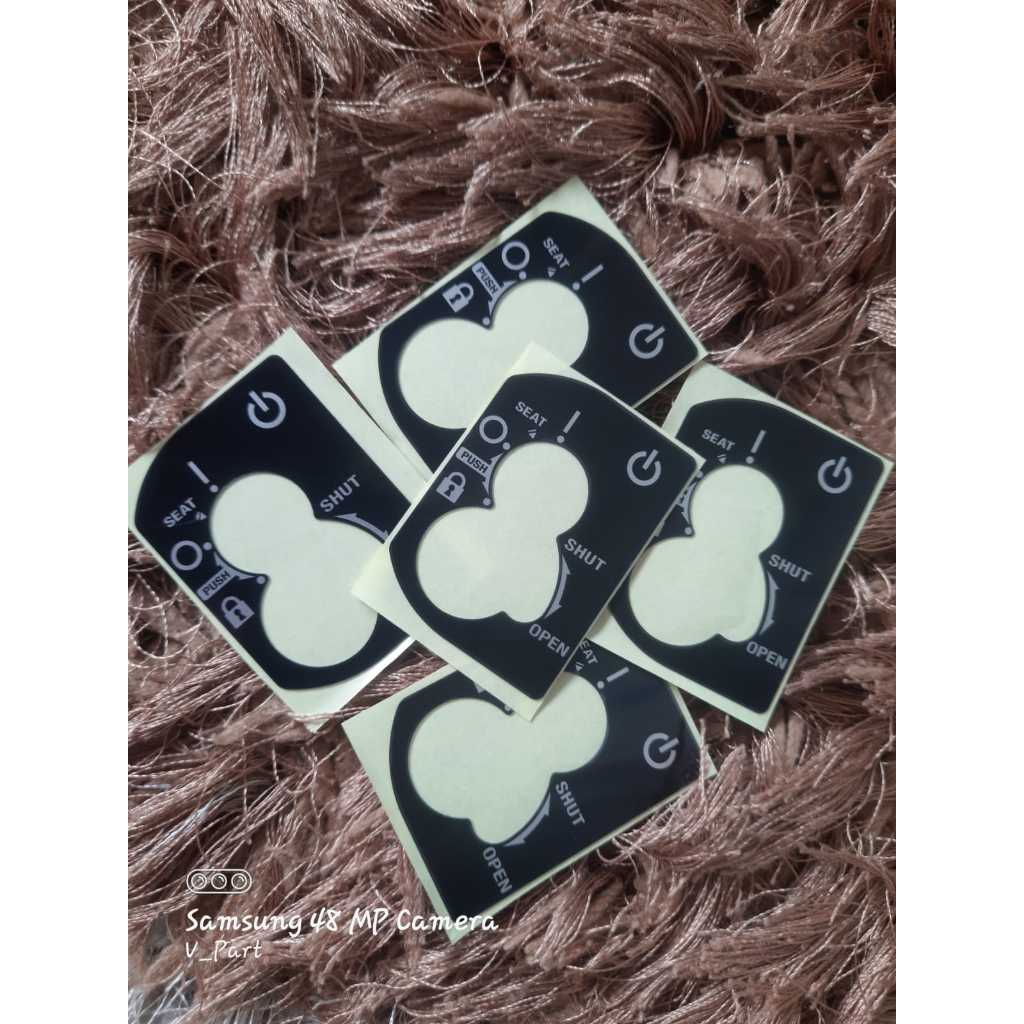 Stiker Emblem Kontak Kunci BEAT NEW BEAT DELUXE BEAT STREET ORIGINAL