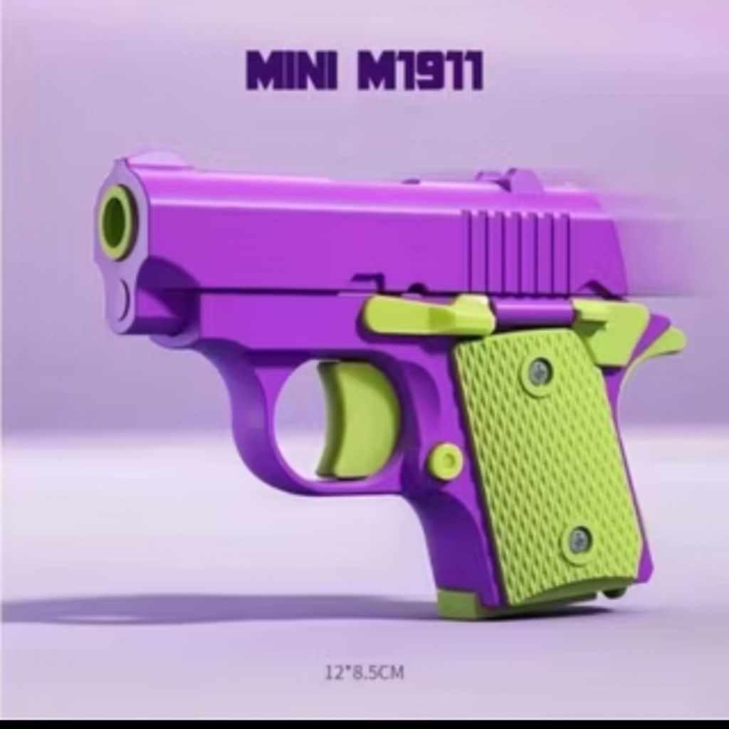 Fidget Toys Dekompresi Pistol Mainan Pisau Gravitasi 3D Semua Umur