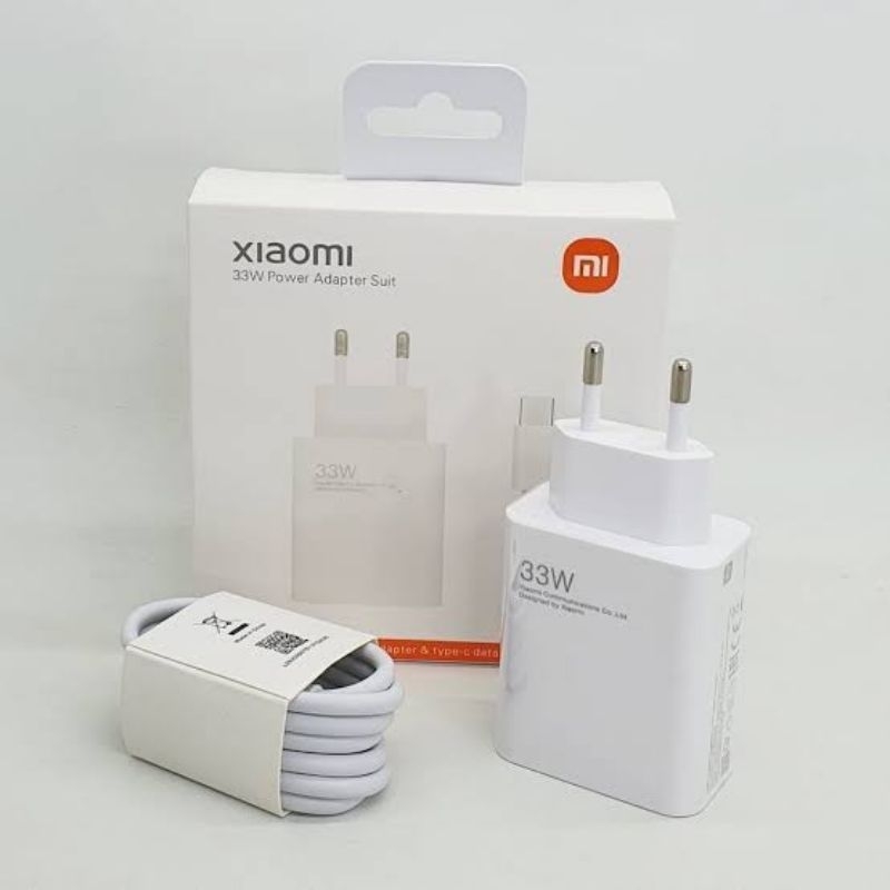 Charger Xiaomi 33 Watt Fast Charging Charger Type C Original - 33 Watt