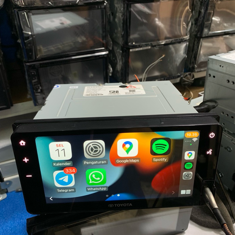 Head unit Toyota rush Carplay Android auto 2022