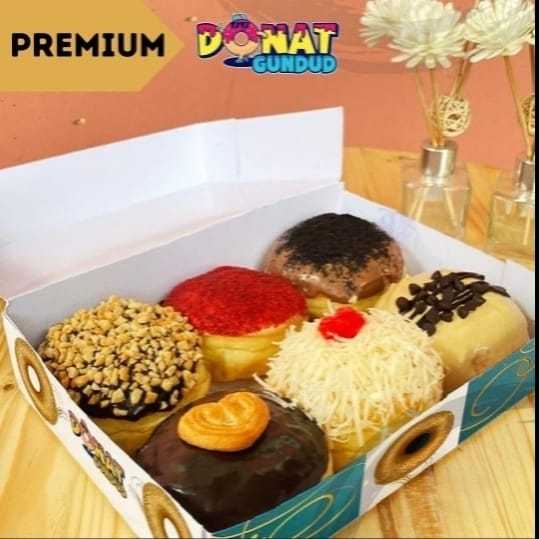 

Donat Gundud Premium Isi 6 Pcs