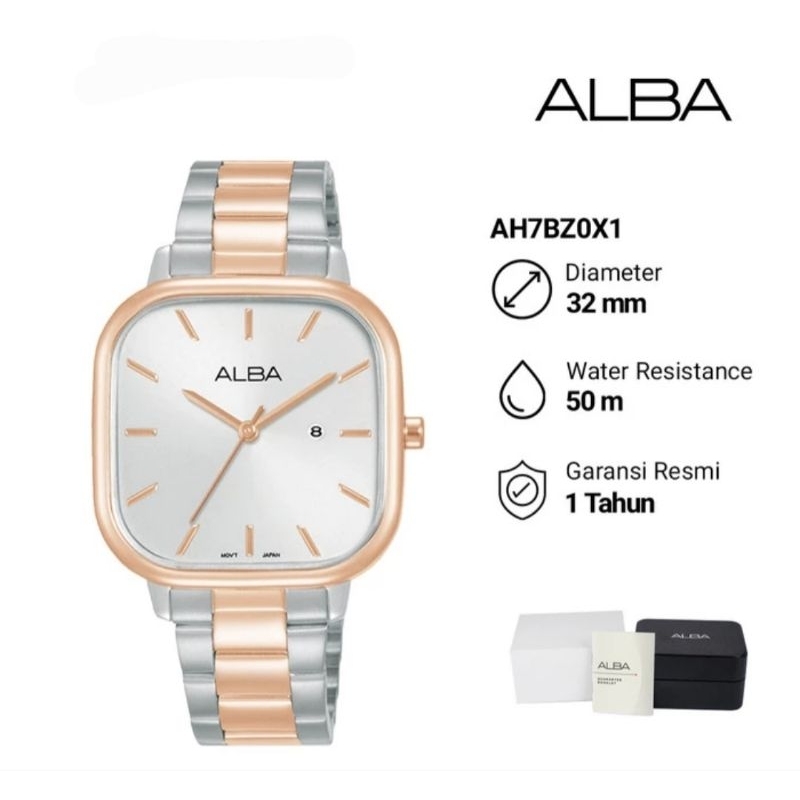 Jam Tangan Wanita Alba AH7BZ0X1 Original Garansi Resmi