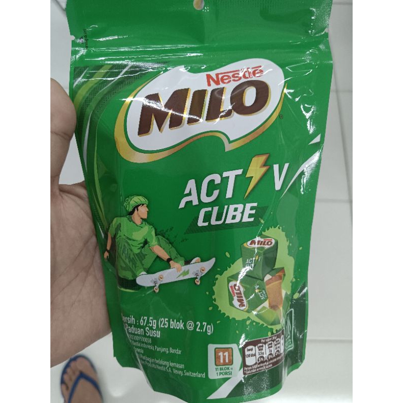 

milo actv cube 67.5 gr 25 blok@2.7 gr