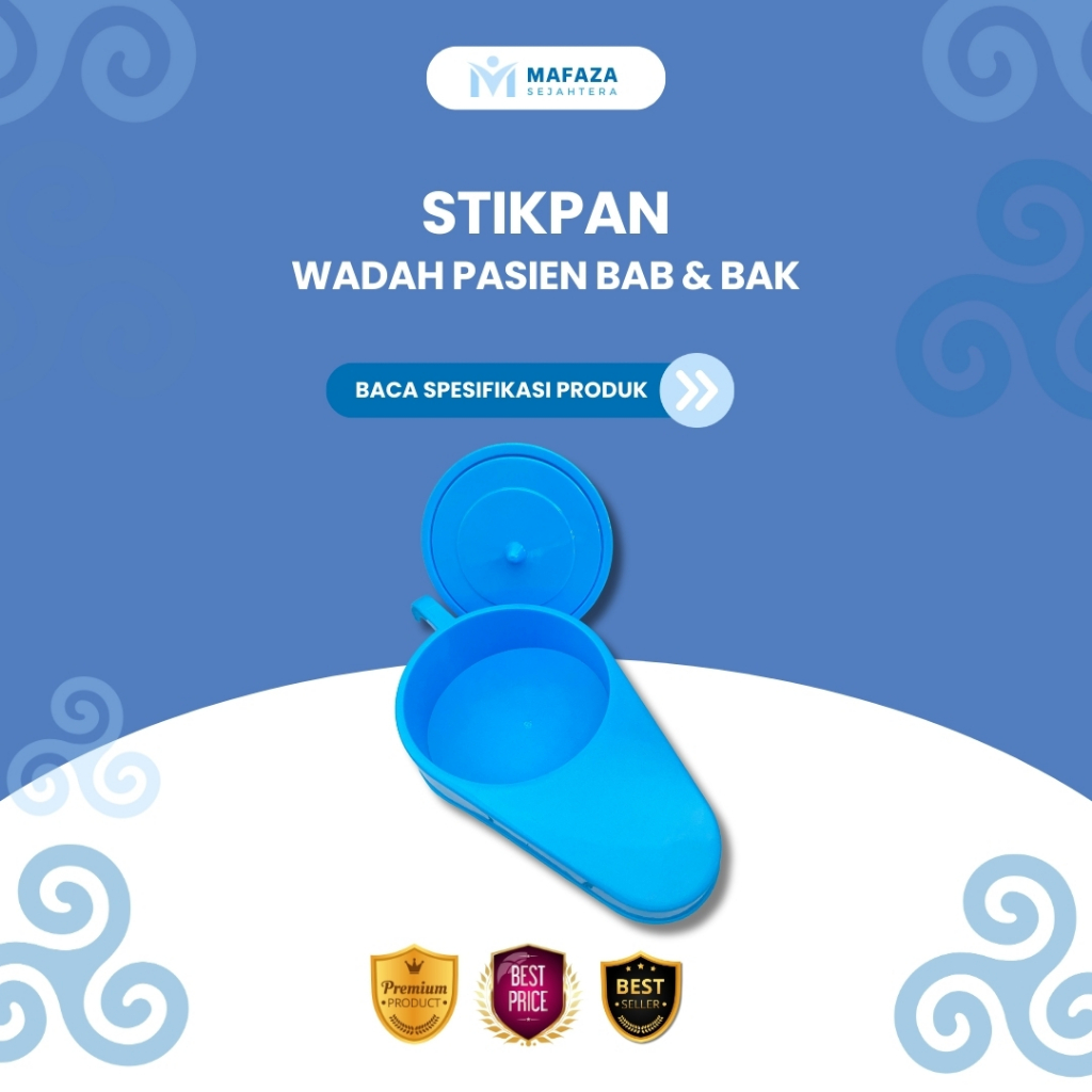 Perlengkapan Medis Stikpan Pispot Sodok BAK BAB Ukuran Besar Cocok Untuk Anak Dan Dewasa