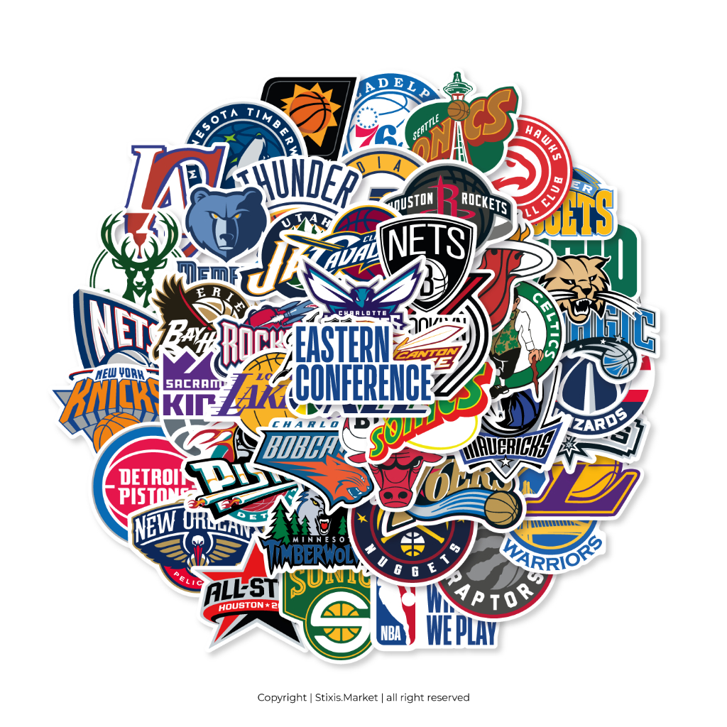 

[READY] STICKER PACK | TIM BASKET NBA | 50 PCS | KISSCUT | WATERPROFF | STIXIS.MARKET